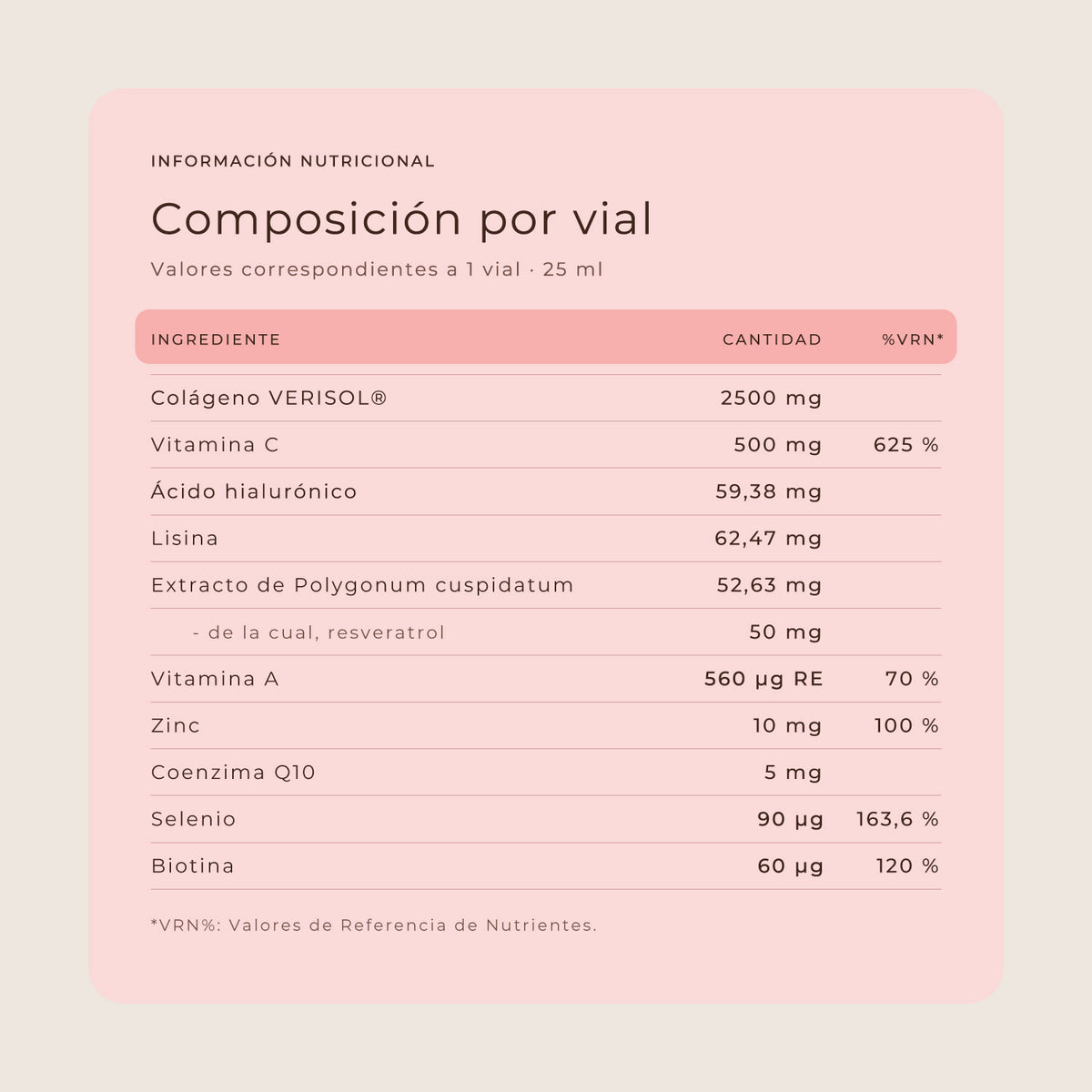 Colágeno Verisol® + Ácido Hialurónico