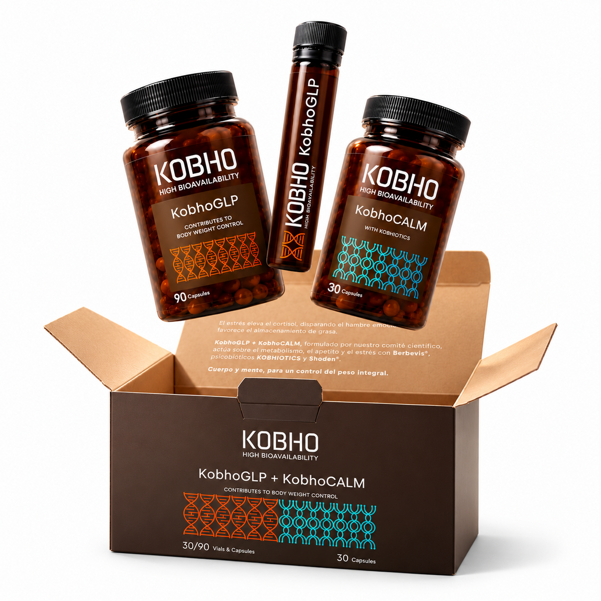 KobhoGLP+CALM: control del peso desde el cuerpo y la mente