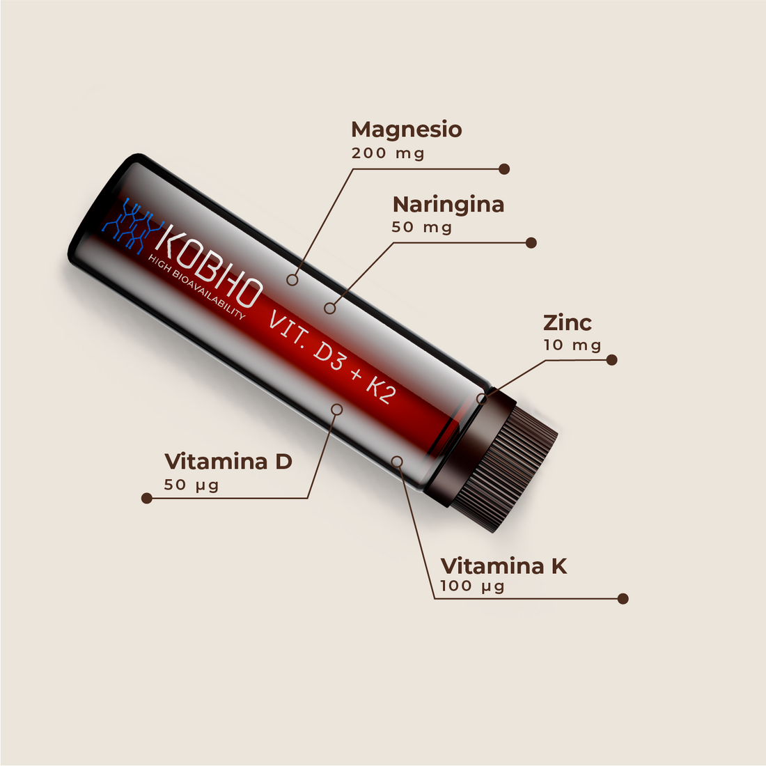 Vitamina D3 + K2