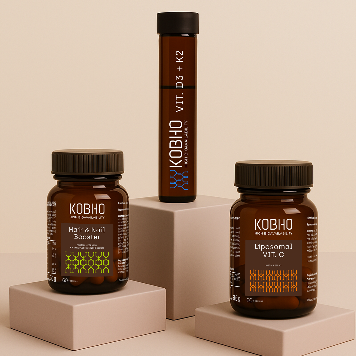 Pack Otoño | Vit D, Vit C y Hair