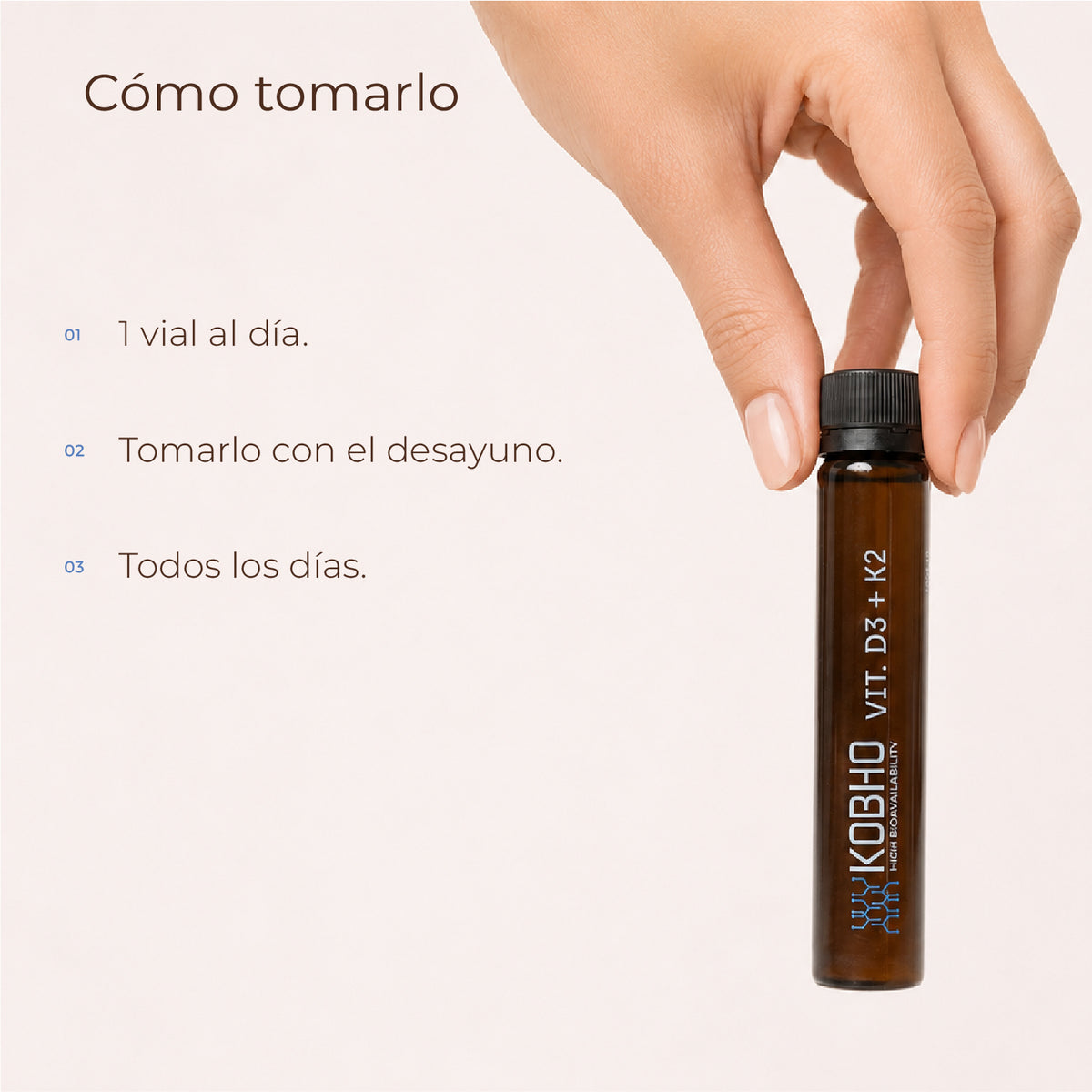 Vitamina D3 + K2 con Magnesio